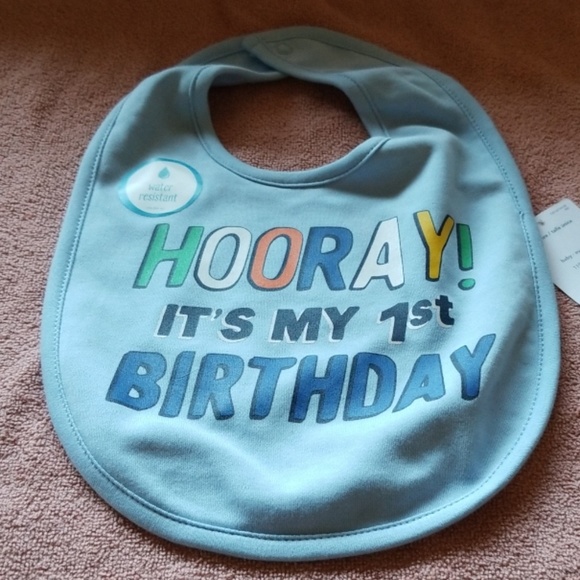 1st birthday bib boy
